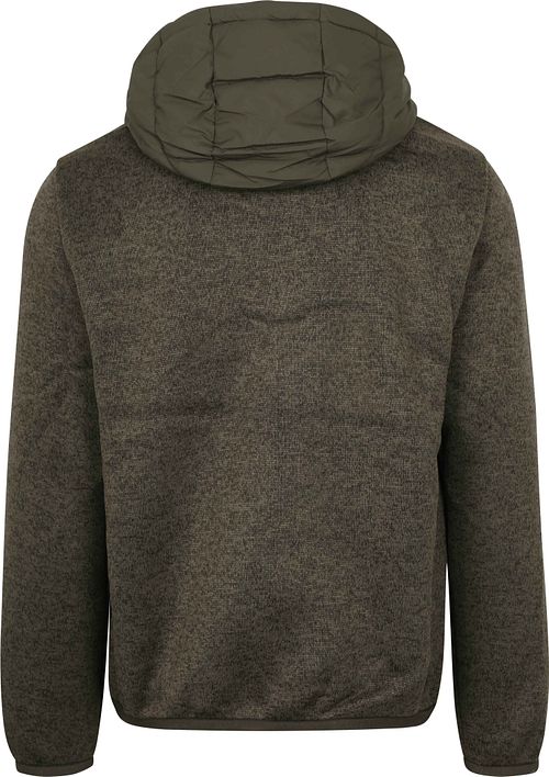 Superdry Hettegenser Jakke Oliven Product / Achterkant