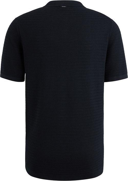 Vanguard Poloshirt Struktur Navy Product / Achterkant