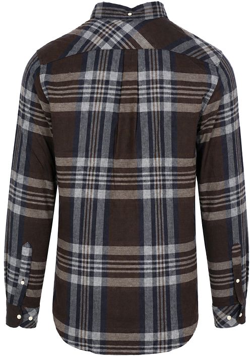 Camicia Barbour Dovedale a quadri marrone Product / Achterkant