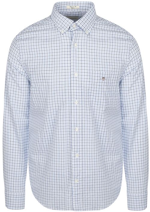 Gant Casual Skjorte Poplin Rutete Blå Product