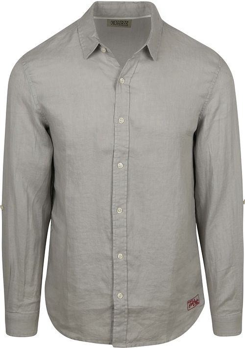 Lniana koszula Scotch and Soda Core w kolorze szarym Product