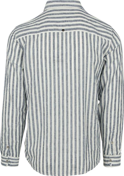 No Excess Skjorte Stripes Blå Product / Achterkant