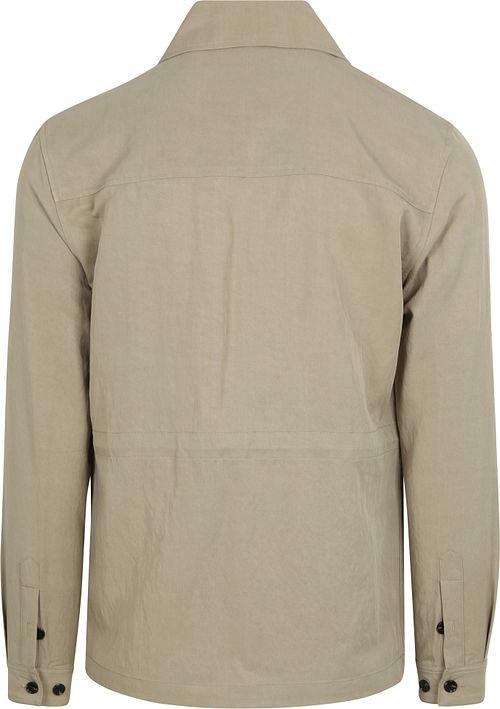 Passer til Overshirt Tencel Beige Product / Achterkant