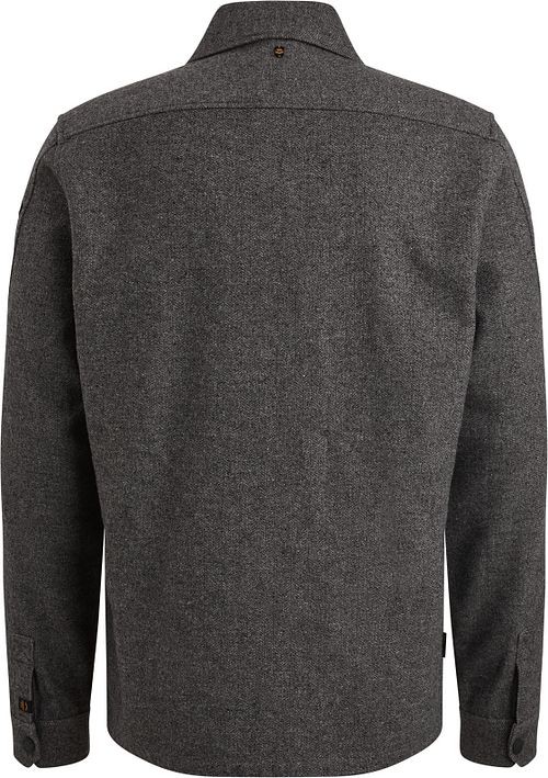 PME Legend Overshirt Wool Blend Herringbone Grijs Product / Achterkant
