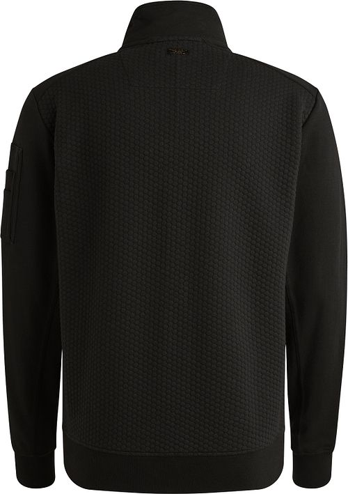 PME Legend Vest Jacquard Interlock Svart Product / Achterkant