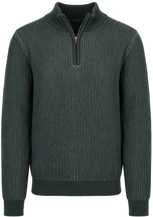 Suitable Bico Pull Demi-Zip Vert Foncé