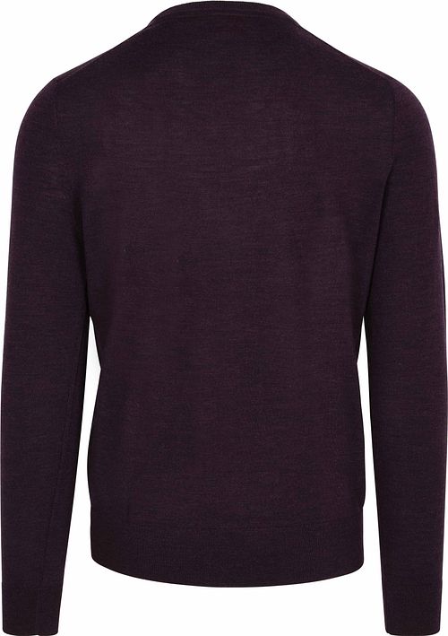 Suitable Merino Pullover Lilla Product / Achterkant