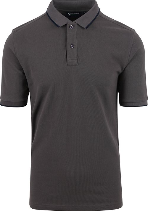 Suitable Respect Poloshirt Tip Ferry Anthrazit Product