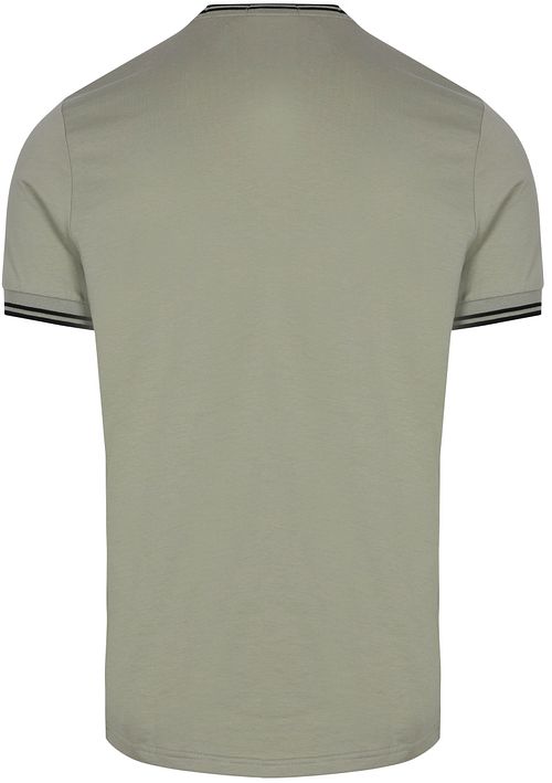 T-shirt Fred Perry Twin Tipped S23 w kolorze zielonym Product / Achterkant