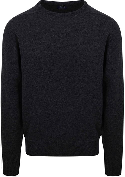 William Lockie sweter z wełny jagnięcej w kolorze charcoal (antracyt) Product