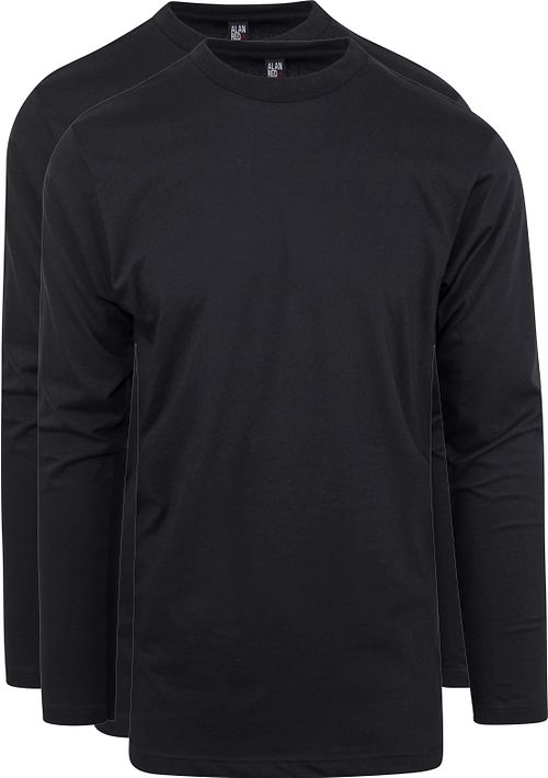 Alan Red T-Shirt Virginia czarny longsleeve 2-pack Product