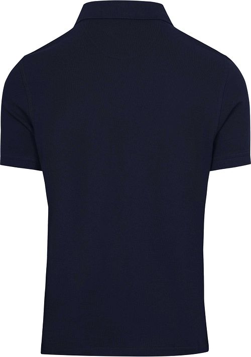 Barbour Basic Polo w kolorze ciemnogranatowym Product / Achterkant