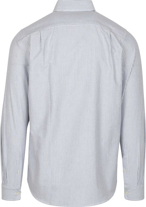 Steppin' Out Skjorte Oxford Stripe Lyseblå Product / Achterkant
