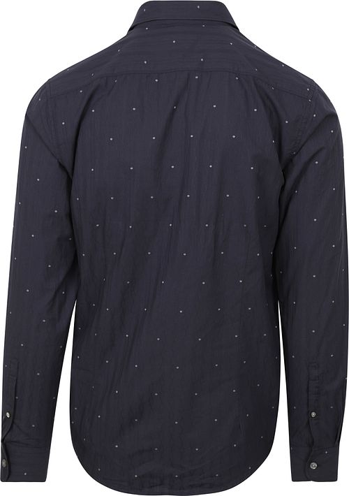Camicia Dstrezzed Sven blu scuro Product / Achterkant