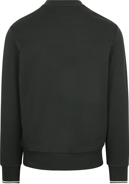 Fred Perry Sweater Logo Dunkelgrün