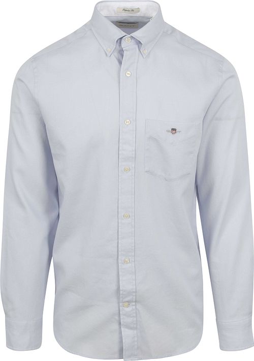 Gant Chemise Honeycomb Texture Bleu Clair Product