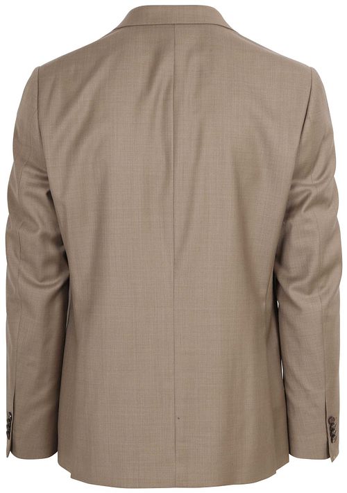 Garnitur Suitable Sharkskin z wełny w kolorze piaskowym Product / Achterkant