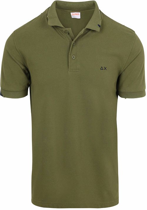 Koszulka polo Sun68 Vintage w kolorze zielonym Product