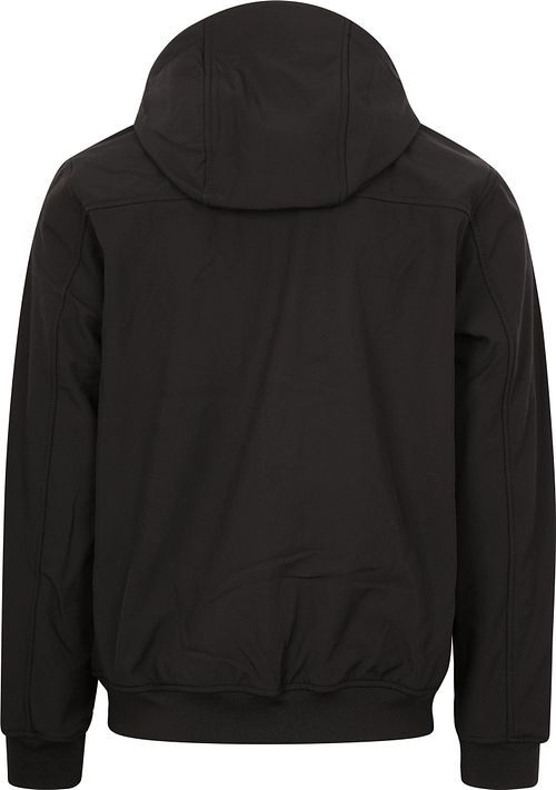 Lyle & Scott Jas Softshell Fleece Sort Product / Achterkant