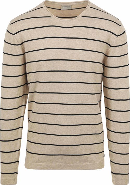 Maglione No Excess a righe beige Product