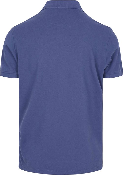 McGregor polo in piqué indigo Product / Achterkant