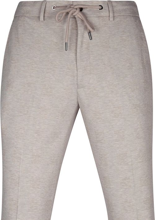 Suitable Pantalon Jersey Zandkleur Ruit Product / Detail