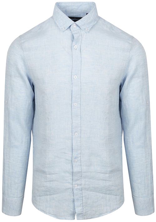 'Steppin' Out' Linneskjorte i Lyseblå Product
