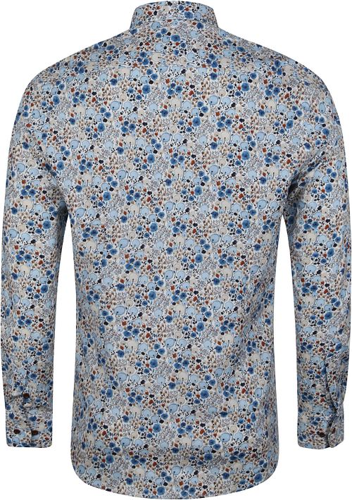 Suitable Chemise Col Américain Dessin Bleu Product