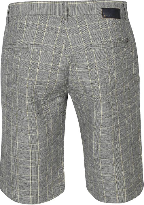 No Excess Shorts Check Black Product / Achterkant