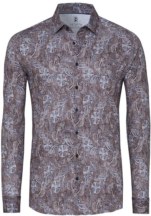 Desoto Skjorte Corduroy Optik Brun Product