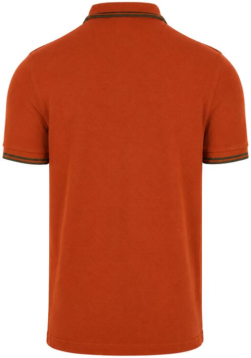 Fred Perry Polo Tipped M3600 Brique 81C