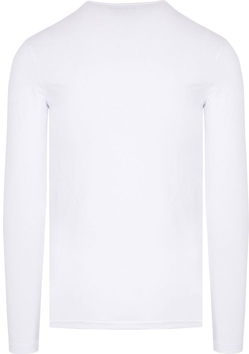 Garage Basic T-Shirt de manga larga elástico blanco Product / Achterkant