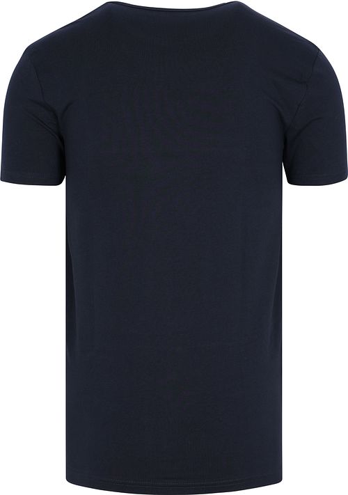 Garage pack de 2 Basic T-Shirts Bio azul marino Product / Achterkant