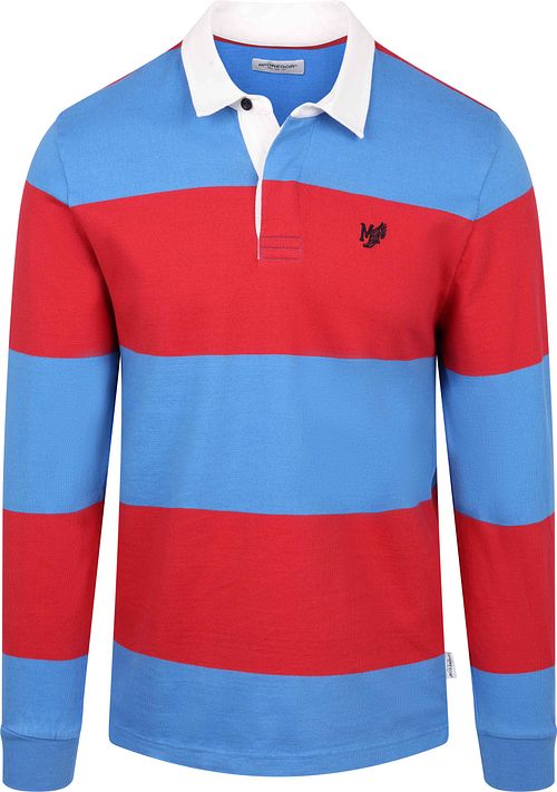Koszulka rugby McGregor w paski granatowo-czerwone Product