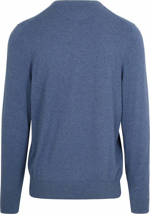 McGregor Trui Cotton Cashmere Vintage Blauw Product / Achterkant