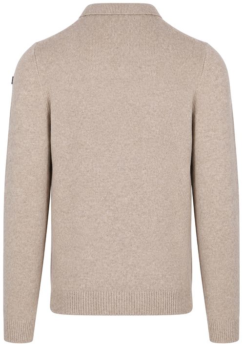 Jersey NZA Dobson de mezcla de lana en beige Product / Achterkant
