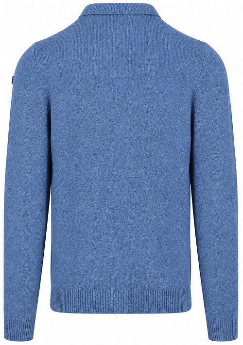 NZA Trui Dobson Wool Blend Blue Product / Achterkant