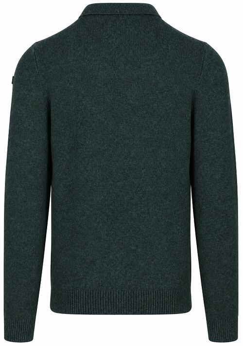 NZA Trui Dobson Wool Blend Donkergroen Product / Achterkant