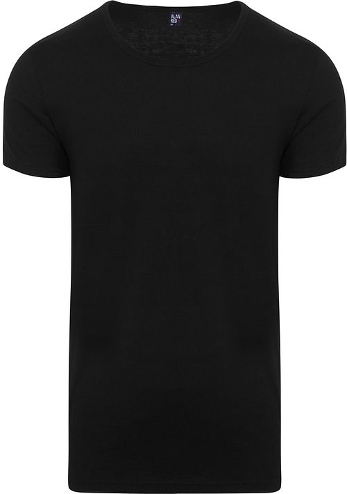 Alan Red T-Shirt James Large Col (Lot de 2) Noir Product