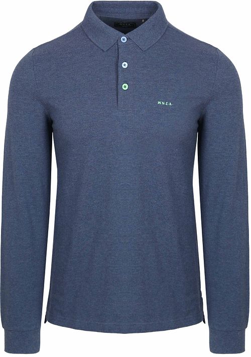 NZA Longsleeve Polo Marshall Dusk Navy Product
