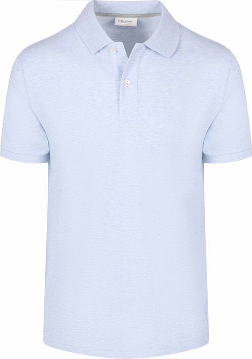Profuomo Piqué Poloshirt Melange Ljusblå Product