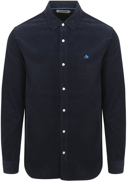 Scotch and Soda Solid Corduroy Skjorte Svart Product