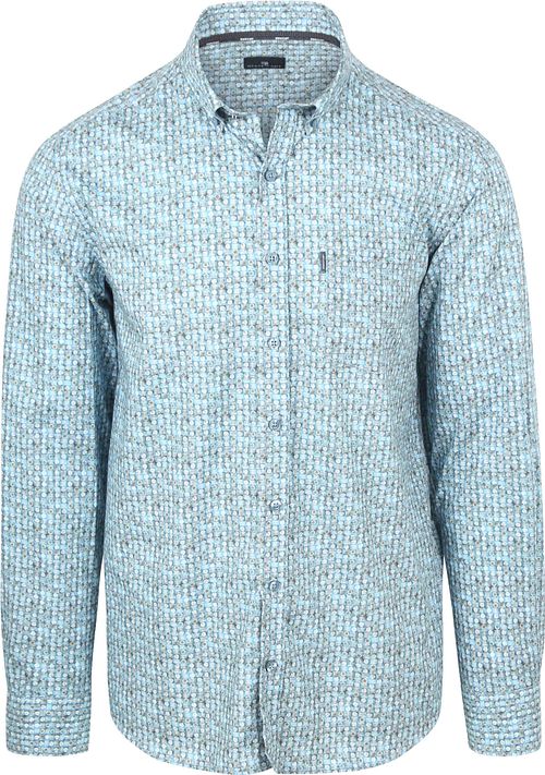 State Of Art Skjorta Poplin Maskros Blå Product