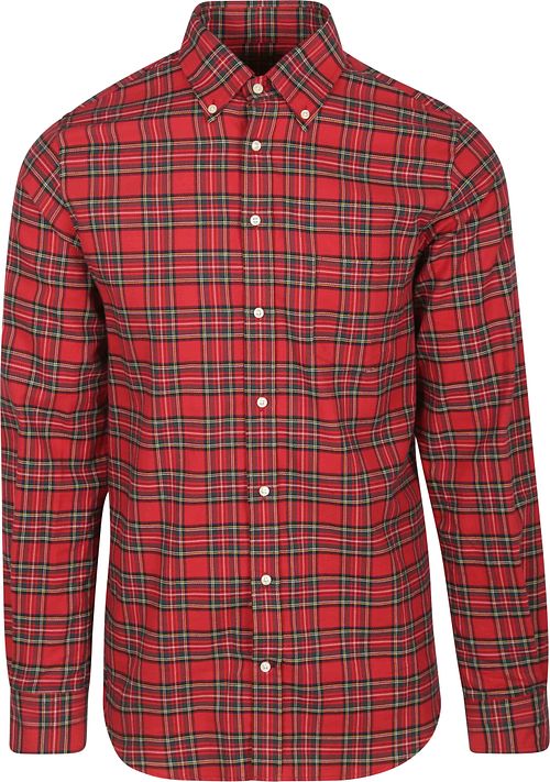 Steppin' Out Flanel Hemd Karos Rot Product