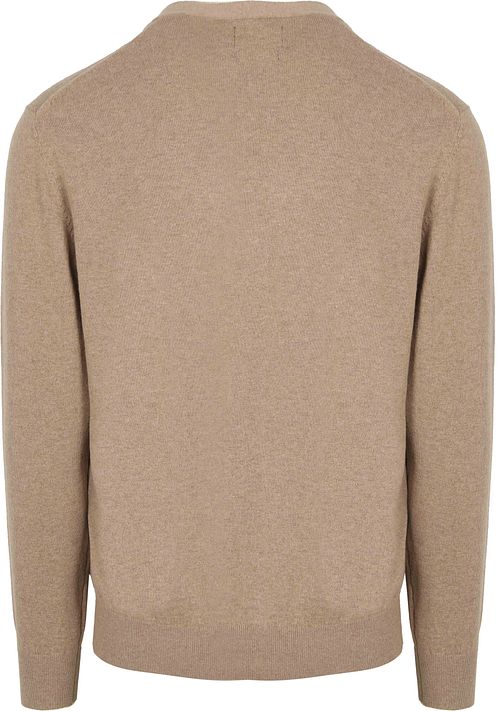 Steppin' Out Cardigan Cotton Cashmere Camel Product / Achterkant