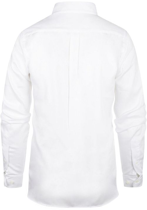 Steppin' Out Shirt Dobby White Product / Achterkant
