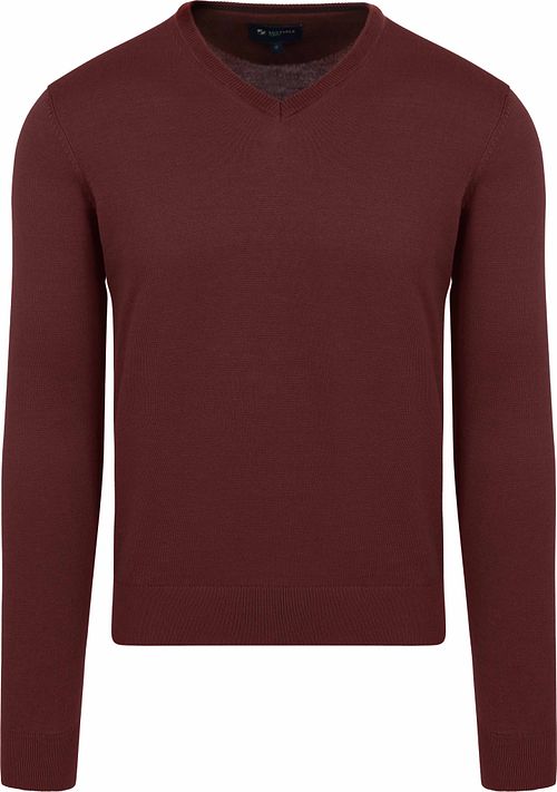 Suitable Respect Baumwolle Vinir Pullover Bordeaux Product