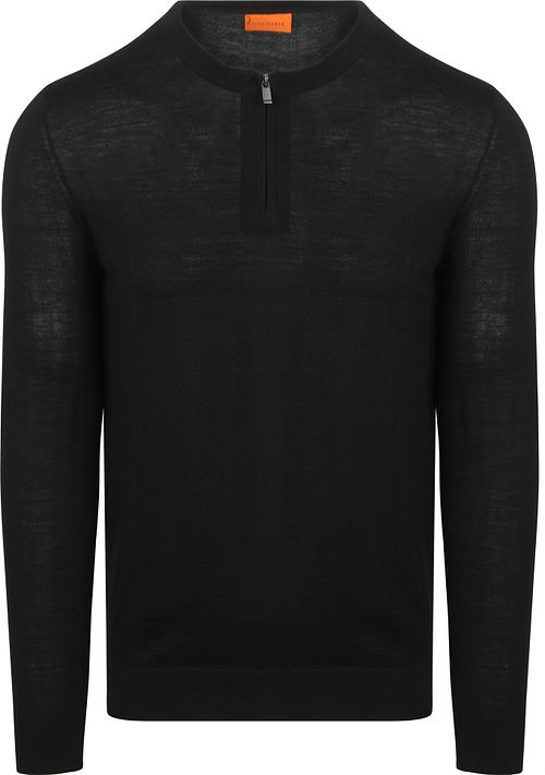 Sweter Suitable Crew Zip Merino czarny Product