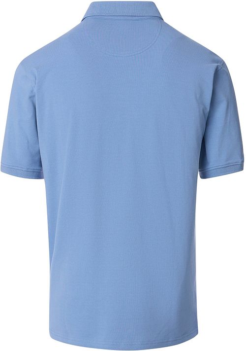 CASAMODA Polo Stretch, Blå Product / Achterkant