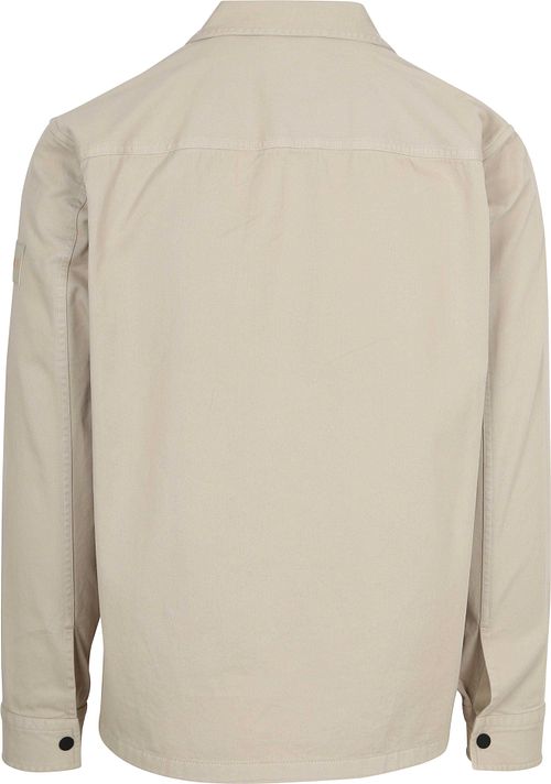 BOSS Lorum Overshirt Greige Product / Achterkant